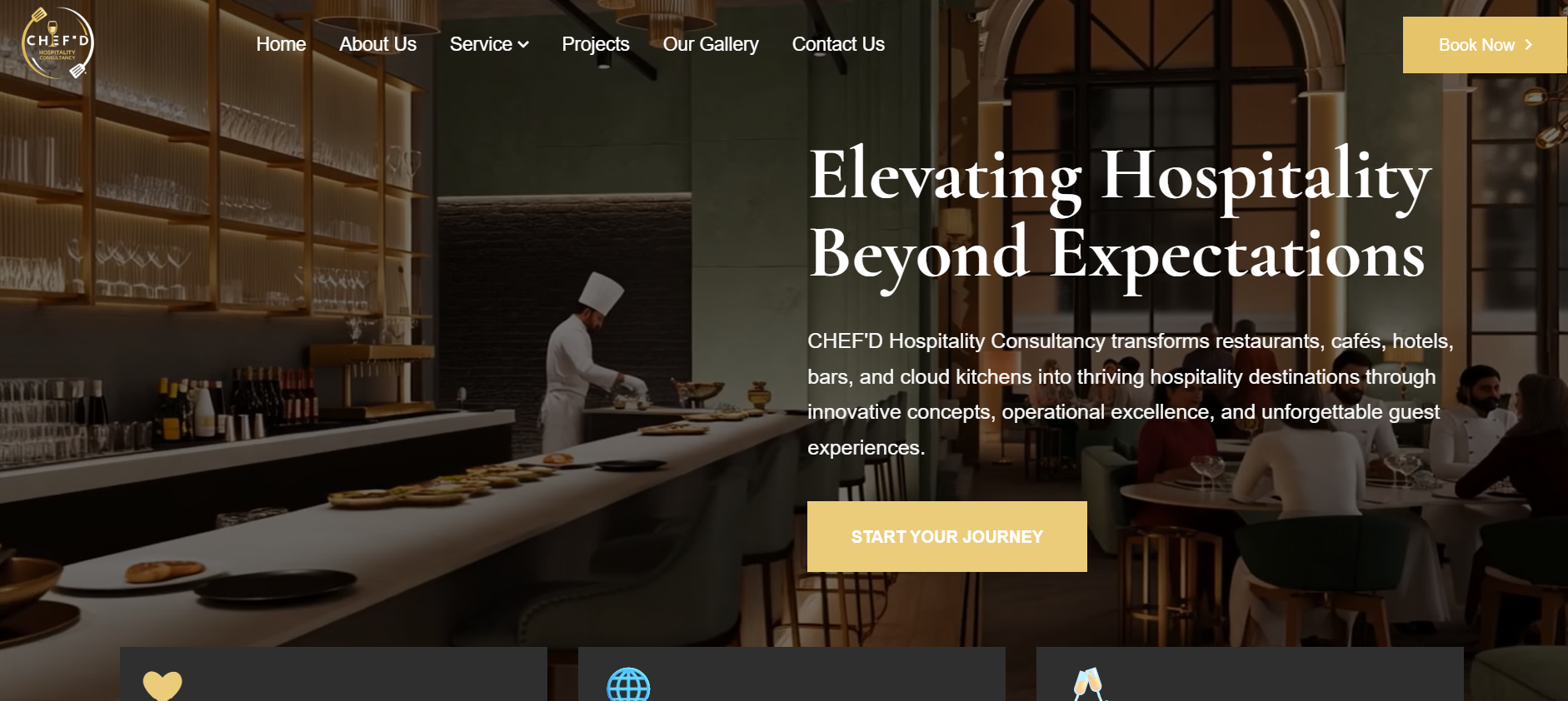 Chefd.in website project by Digital Marketing King